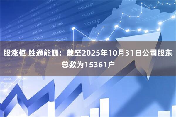 股涨柜 胜通能源：截至2025年10月31日公司股东总数为15361户